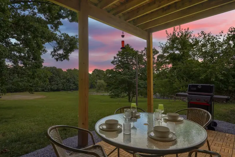 Golden hour hits differently from your private patio.