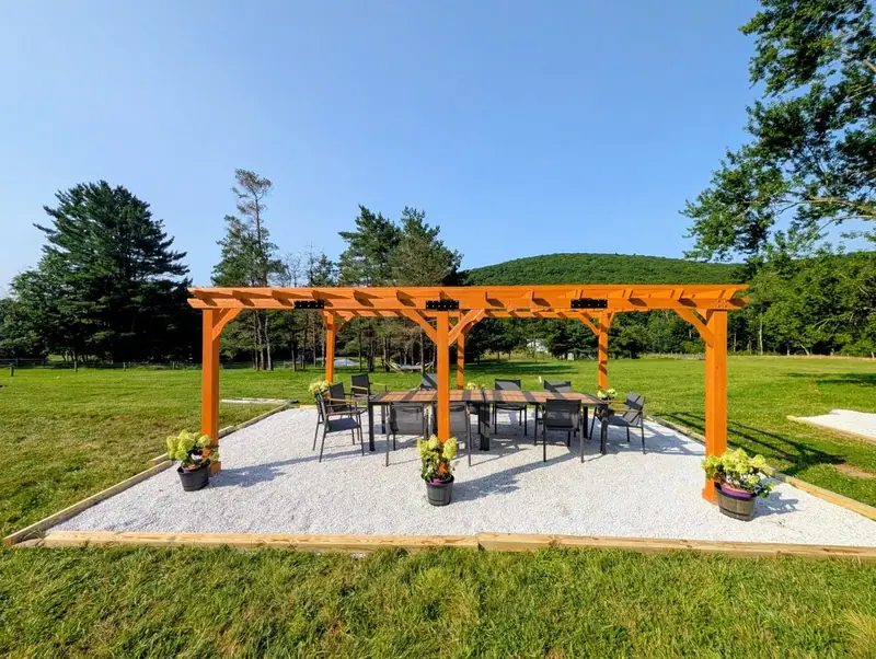 Share memories with your loved ones- The pergola is a shared amenity and needs reservation