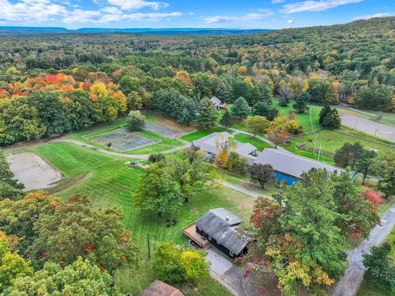 Fall color around the house