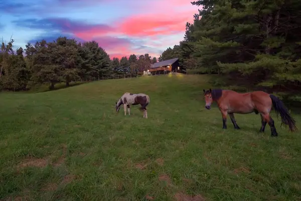 Painted evening skies and quiet fields. End your day wrapped in the magic of Ik & Lo.