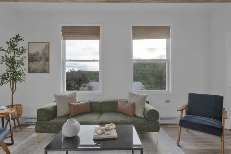 Comfortable sofa and armchairs